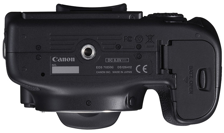 Canon EOS 70D Unterseite