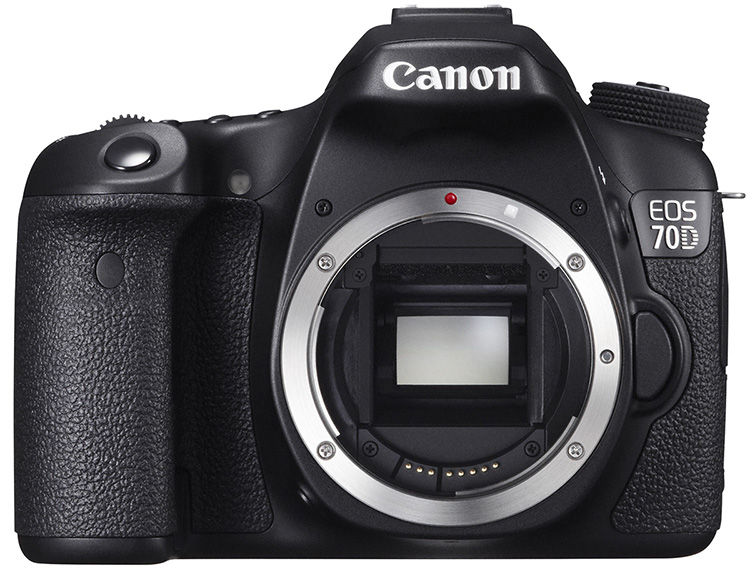 Canon EOS 70D Vorderseite